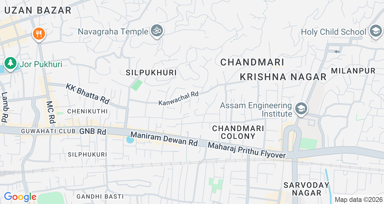 Map of Silpukhuri, Guwahati