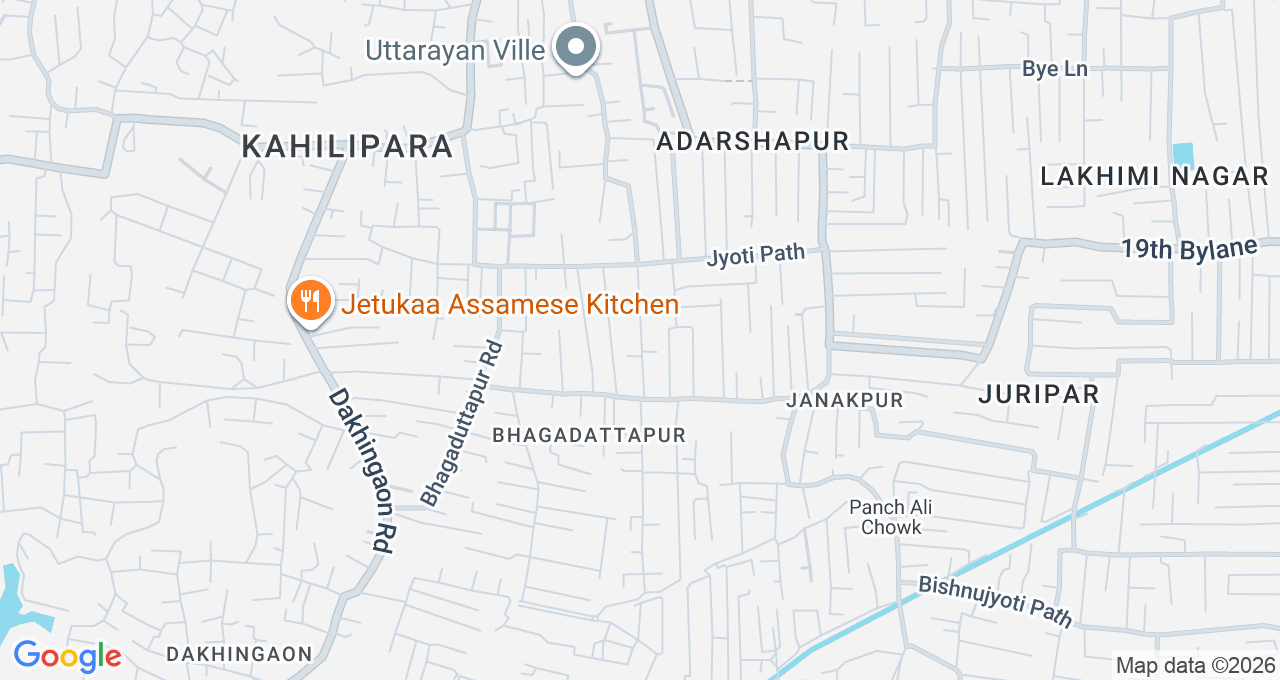 Map of Kahilipara, Guwahati