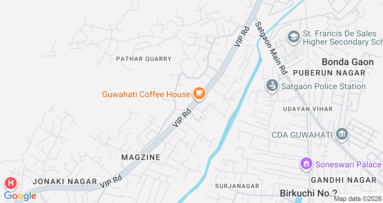 Map of Patharquary, Guwahati
