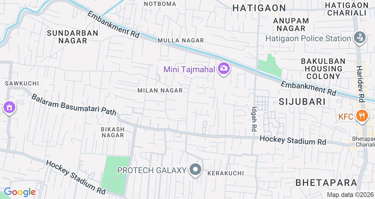 Map of Bhetapara, Guwahati
