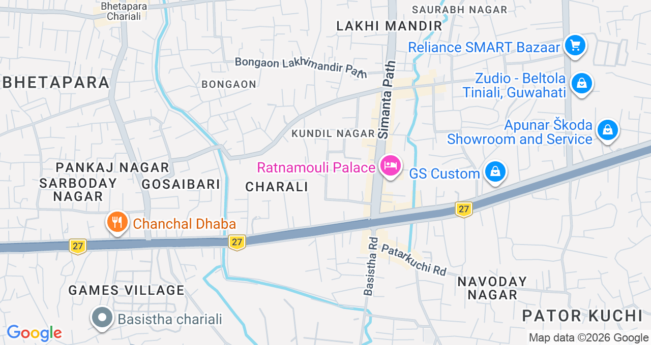 Map of Beltola, Guwahati