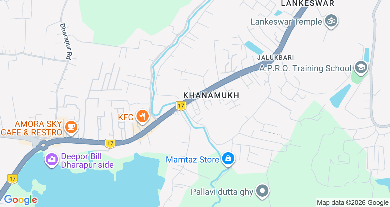 Map of Jalukbari, Guwahati